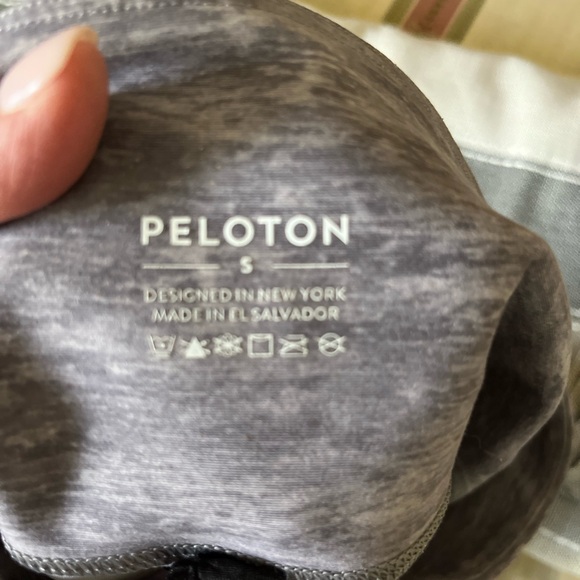 Peloton Roller Rink Grey Sparkly Glitter High Waist Legging Size S - Picture 3 of 3